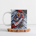 Sydney Roosters Rugby Mascot Ceramic Mug Tribal Polynesian Power Art - Lightning Mascot