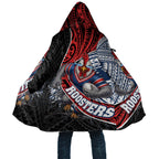 Sydney Roosters Rugby Mascot Cloak Tribal Polynesian Power Art - Lightning Mascot