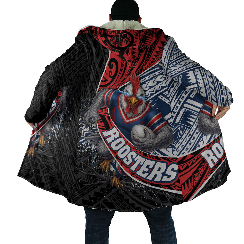 Sydney Roosters Rugby Mascot Cloak Tribal Polynesian Power Art - Lightning Mascot