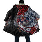 Sydney Roosters Rugby Mascot Cloak Tribal Polynesian Power Art - Lightning Mascot