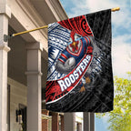 Sydney Roosters Rugby Mascot Garden Flag Tribal Polynesian Power Art - Lightning Mascot