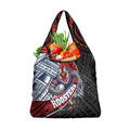 Sydney Roosters Rugby Mascot Grocery Bag Tribal Polynesian Power Art - Lightning Mascot