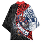 Sydney Roosters Rugby Mascot Kimono Tribal Polynesian Power Art - Lightning Mascot
