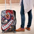 Sydney Roosters Rugby Mascot Luggage Cover Tribal Polynesian Power Art - Lightning Mascot