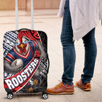 Sydney Roosters Rugby Mascot Luggage Cover Tribal Polynesian Power Art - Lightning Mascot