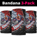 Sydney Roosters Rugby Mascot Neck Gaiter Tribal Polynesian Power Art - Lightning Mascot