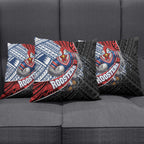 Sydney Roosters Rugby Mascot Pillow Cover Tribal Polynesian Power Art - Lightning Mascot