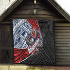 Sydney Roosters Rugby Mascot Quilt Tribal Polynesian Power Art - Lightning Mascot