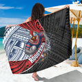Sydney Roosters Rugby Mascot Sarong Tribal Polynesian Power Art - Lightning Mascot