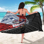 Sydney Roosters Rugby Mascot Sarong Tribal Polynesian Power Art - Lightning Mascot