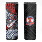 Sydney Roosters Rugby Mascot Skinny Tumbler Tribal Polynesian Power Art - Lightning Mascot