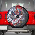 Sydney Roosters Rugby Mascot Spare Tire Cover Tribal Polynesian Power Art - Lightning Mascot
