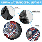 Sydney Roosters Rugby Mascot Spare Tire Cover Tribal Polynesian Power Art - Lightning Mascot
