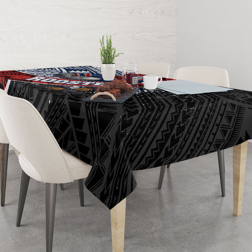 Sydney Roosters Rugby Mascot Tablecloth Tribal Polynesian Power Art - Lightning Mascot