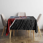 Sydney Roosters Rugby Mascot Tablecloth Tribal Polynesian Power Art - Lightning Mascot