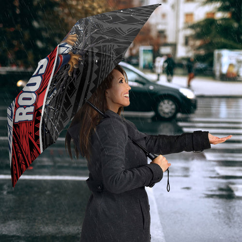 Sydney Roosters Rugby Mascot Umbrella Tribal Polynesian Power Art - Lightning Mascot