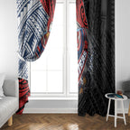 Sydney Roosters Rugby Mascot Window Curtain Tribal Polynesian Power Art - Lightning Mascot
