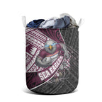 Manly Warringah Sea Eagles Rugby Mascot Laundry Basket Tribal Polynesian Power Art - Lightning Mascot