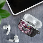 Manly Warringah Sea Eagles Rugby Mascot AirPods Case Tribal Polynesian Power Art - Lightning Mascot