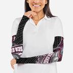 Manly Warringah Sea Eagles Rugby Mascot Arm Sleeves Tribal Polynesian Power Art - Lightning Mascot