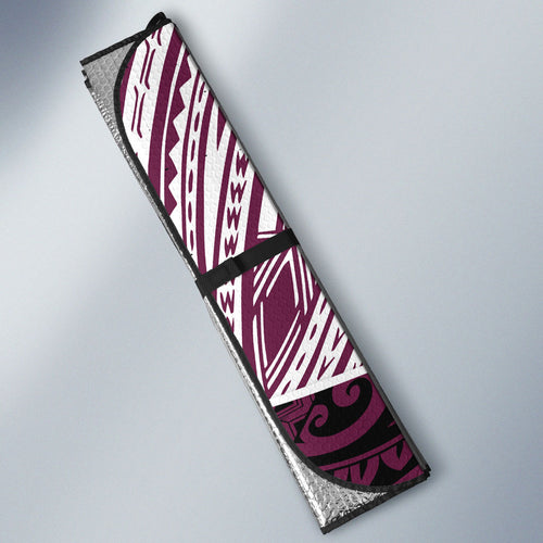Manly Warringah Sea Eagles Rugby Mascot Auto Sun Shade Tribal Polynesian Power Art - Lightning Mascot