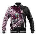 Manly Warringah Sea Eagles Rugby Mascot Baseball Jacket Tribal Polynesian Power Art - Lightning Mascot