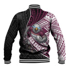 Manly Warringah Sea Eagles Rugby Mascot Baseball Jacket Tribal Polynesian Power Art - Lightning Mascot