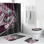 Manly Warringah Sea Eagles Rugby Mascot Bathroom Set Tribal Polynesian Power Art - Lightning Mascot
