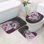 Manly Warringah Sea Eagles Rugby Mascot Bathroom Set Tribal Polynesian Power Art - Lightning Mascot