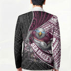 Manly Warringah Sea Eagles Rugby Mascot Blazer Tribal Polynesian Power Art - Lightning Mascot