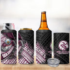 Manly Warringah Sea Eagles Rugby Mascot 4 in 1 Can Cooler Tumbler Tribal Polynesian Power Art - Lightning Mascot