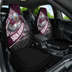 Manly Warringah Sea Eagles Rugby Mascot Car Seat Cover Tribal Polynesian Power Art - Lightning Mascot