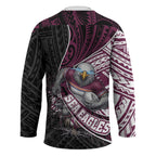 Manly Warringah Sea Eagles Rugby Mascot Hockey Jersey Tribal Polynesian Power Art - Lightning Mascot