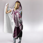 Manly Warringah Sea Eagles Rugby Mascot Hooded Blanket Tribal Polynesian Power Art - Lightning Mascot