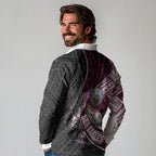 Manly Warringah Sea Eagles Rugby Mascot Long Sleeve Polo Shirt Tribal Polynesian Power Art - Lightning Mascot