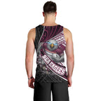 Manly Warringah Sea Eagles Rugby Mascot Men Tank Top Tribal Polynesian Power Art - Lightning Mascot
