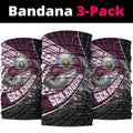 Manly Warringah Sea Eagles Rugby Mascot Neck Gaiter Tribal Polynesian Power Art - Lightning Mascot