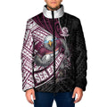 Manly Warringah Sea Eagles Rugby Mascot Padded Jacket Tribal Polynesian Power Art - Lightning Mascot