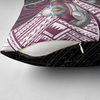 Manly Warringah Sea Eagles Rugby Mascot Pillow Cover Tribal Polynesian Power Art - Lightning Mascot