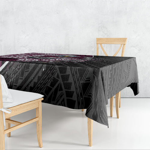 Manly Warringah Sea Eagles Rugby Mascot Tablecloth Tribal Polynesian Power Art - Lightning Mascot