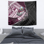 Manly Warringah Sea Eagles Rugby Mascot Tapestry Tribal Polynesian Power Art - Lightning Mascot