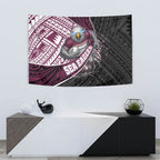 Manly Warringah Sea Eagles Rugby Mascot Tapestry Tribal Polynesian Power Art - Lightning Mascot