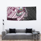 Manly Warringah Sea Eagles Rugby Mascot Tapestry Tribal Polynesian Power Art - Lightning Mascot