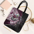 Manly Warringah Sea Eagles Rugby Mascot Tote Bag Tribal Polynesian Power Art - Lightning Mascot