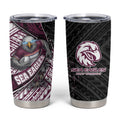 Manly Warringah Sea Eagles Rugby Mascot Tumbler Cup Tribal Polynesian Power Art - Lightning Mascot