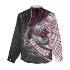 Manly Warringah Sea Eagles Rugby Mascot Women Casual Shirt Tribal Polynesian Power Art - Lightning Mascot