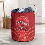 Dolphins Rugby Mascot Laundry Basket Australian Rugby Culture - Tribal Inspired Dolphin