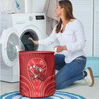 Dolphins Rugby Mascot Laundry Basket Australian Rugby Culture - Tribal Inspired Dolphin