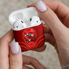 Dolphins Rugby Mascot AirPods Case Australian Rugby Culture - Tribal Inspired Dolphin
