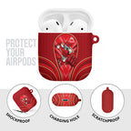 Dolphins Rugby Mascot AirPods Case Australian Rugby Culture - Tribal Inspired Dolphin